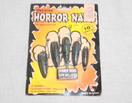 Uñas Postizas Del Horror (ideal Disfraces Haloween) 0