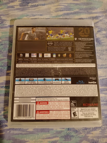Pes 2016 Pro Evolución Soccer Ps3 Físico Usado 1