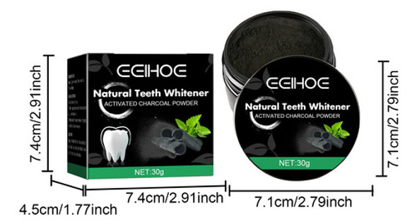 Activated Carbon Teeth Dazzle White Powder Deep Cleaning 1