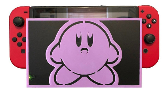 Cover Kirby Cara Nintendo Switch Dock Pixelados_ 0