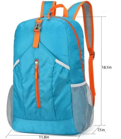 Mochila Para Trekking 25l Impermeabl Ligera Plegable Cele... 1