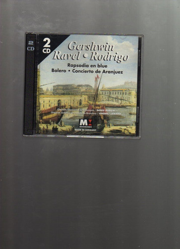 Cd Musical Gerschwin, Ravel, Rodrigo, Burgh - Lenard, 1995 1
