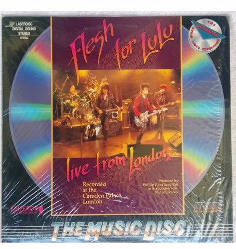 Flesh For Lulu -. Live From London . Laserdisc 0