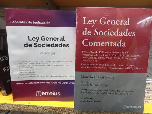 Pack Ley General De Sociedades + Ley Comentada 0