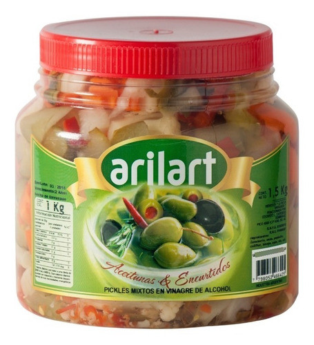 Pickles Mixtos En Vinagre X 1 Kg - Arilart 0