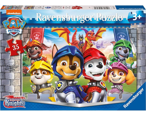 Ravensburger Paw Patrol Knights & Dragons 35 Piece Jigsaw Pu 0