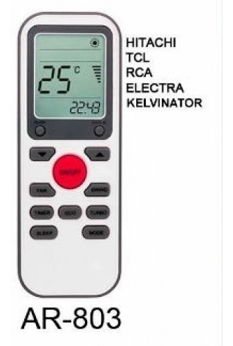 Control Remoto Aire Acondicionado Hitachi Tcl Rca Electra 1