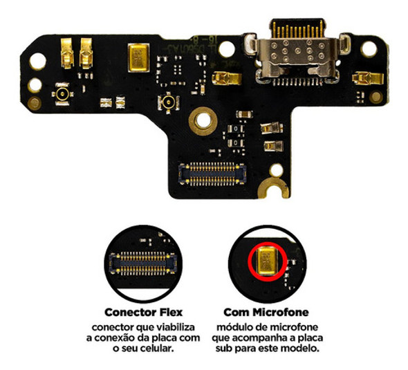 Placa Sub Premium Moto G9 Plus Compatível Com Motorola 1