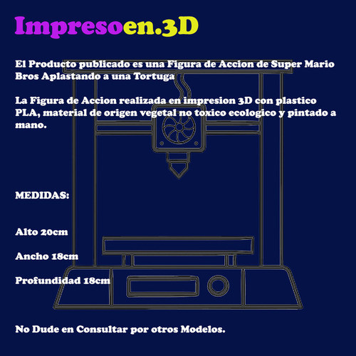 Super Mario Bros Vs Tortuga Impreso 3d 1