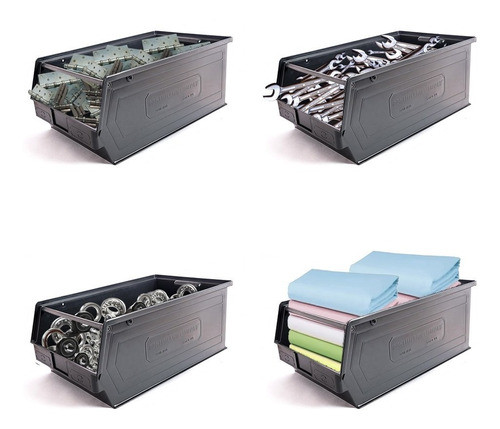 Gaveta Plástica Apilable 4plz 50/45x30x20cm Storage Compat 1