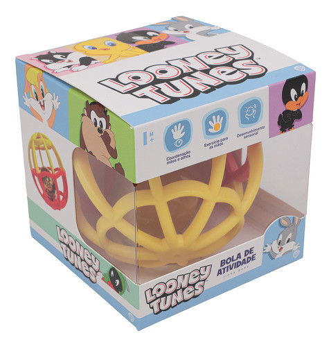 Chocalho Bebê Brinquedo Infantil Bola Colorida Coordenação 1
