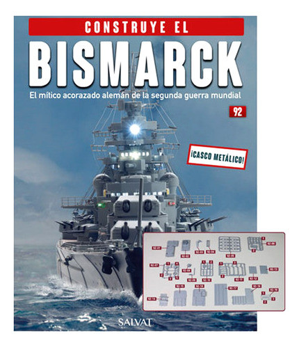 Construye El Bismarck Escala 1:200  - Salvat - Entrega N° 92 0