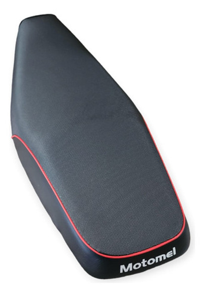Asiento Motomel Dlx 110 Borde Rojo Original 0