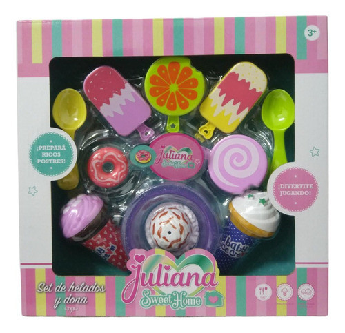 Set Juliana Helados Y Donas Sweet Home Accesorios Cocina Ed 0