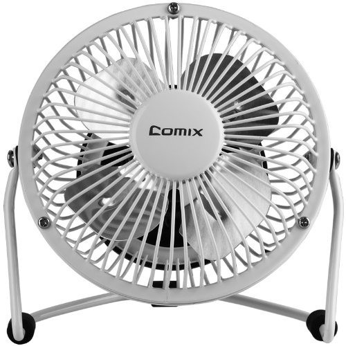 Comix Mini Personal Desktop Fan, 4  , Diseño De Metal, Opera 0