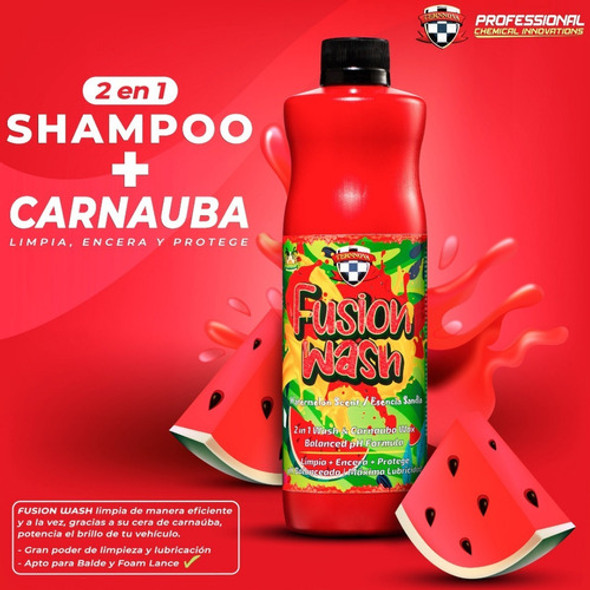 Ternnova Shampoo Con Carnauba Para Autos X 500ml Fusion Wash 1
