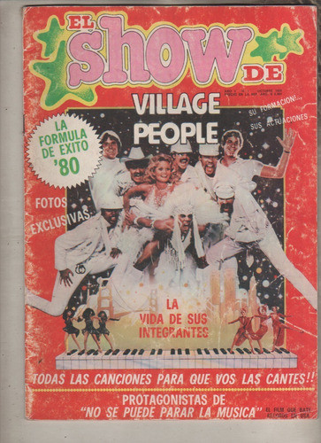 Revista * El Show De Village People -* Nº 1 - Año 1980 Unica 0