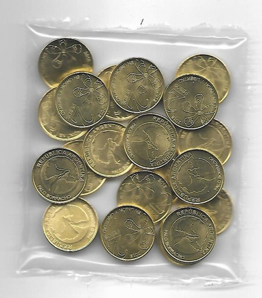 Monedas $ 2  Palo Borracho Bolsa Termosellada X 20 Palermo 1
