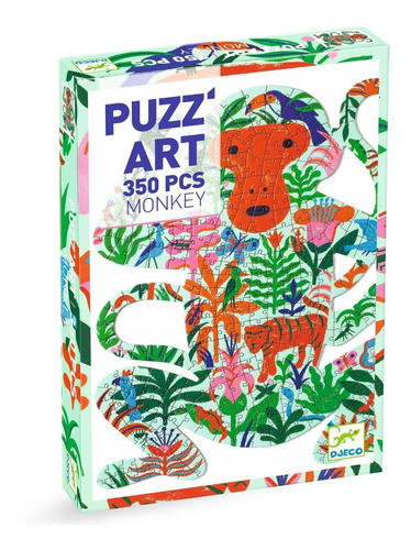 Puzzle Art Monkey 350 Piezas Djeco 0