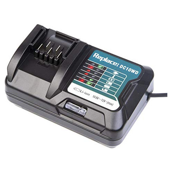 Cargador De Bateria Compatible Makita Dc10wd 10.8v 12v 0
