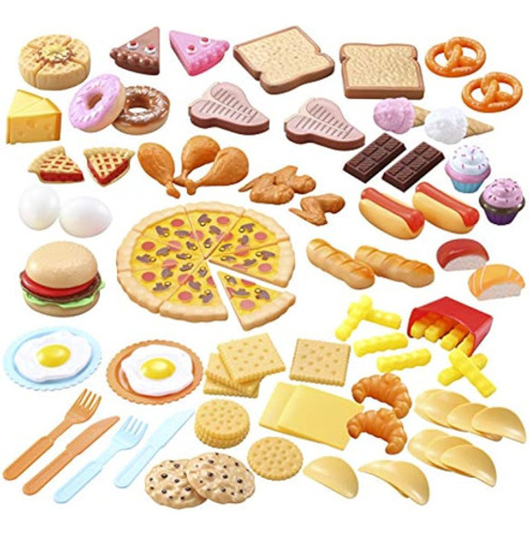Joyin 200 Piezas Kids Play Food Deluxe Pretend Play Food Set 1