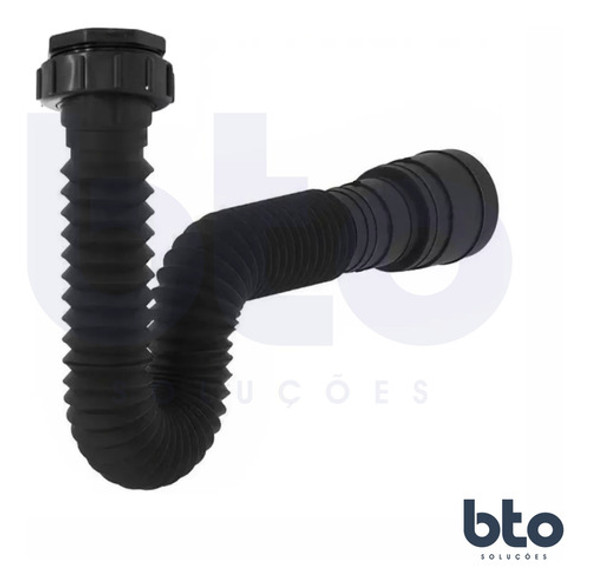 Sifao Sanfonado Ajustavel Preto Universal 1 Sifao Sanfonado Ajustavel Preto Universal 1