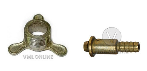 Mariposa Bronce Con Perno Completa Para Garrafa 10 Kg 0