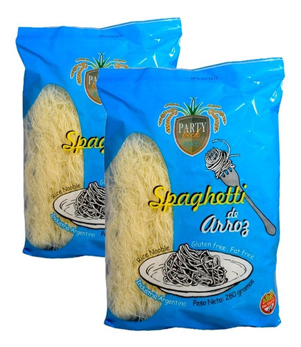 Pack X2 Fideos De Arroz Gruesos Party Beck 280 Gr 0