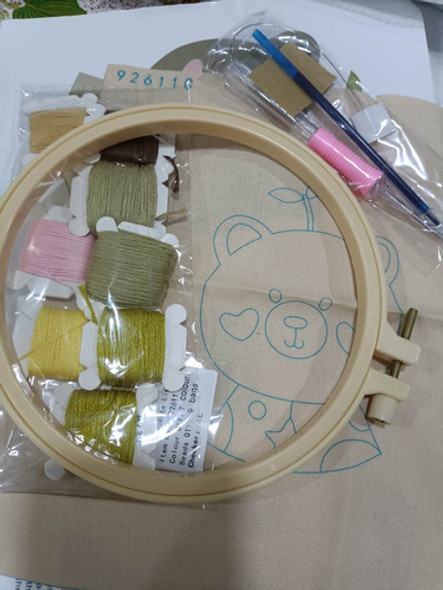 Kit De Bordado Común, Infantil Completo Ciervo 1