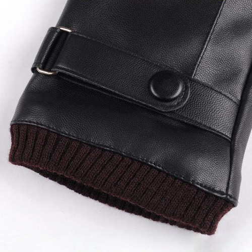 De Couro Pu Masculinas, De Condução Masculinas, De Inverno 1