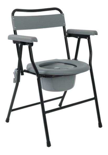 Banqueta Silla Inodoro Portatil Plegable Con Apoya Brazos 1