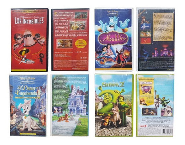 Pack Vhs Originales Disney Y Dreamworks 0