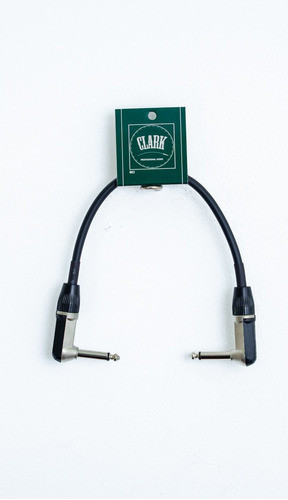 Cable Clark Plug 90° Interpedal Ts Mono Neutrik Rean 25cm 0