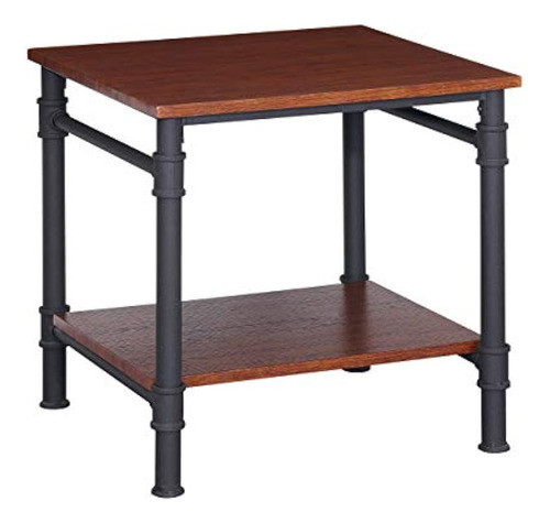 Christopher Knight Home Mila Industrial Mesa Auxiliar De Mad 0