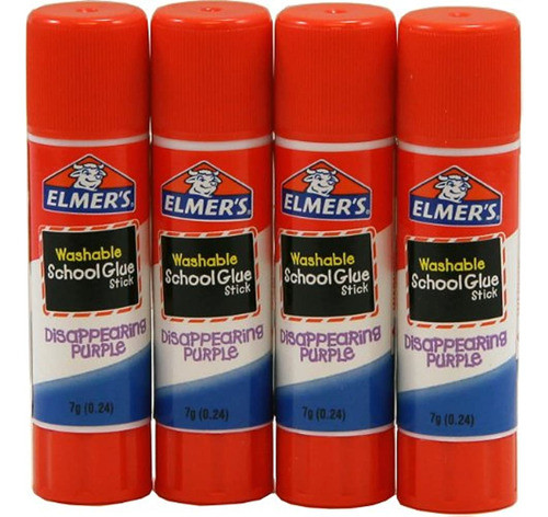 Barras De Pegamento Escolar Moradas Que Desaparecen De Elmer 1