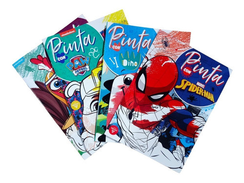 Coleccion 4 Libros Para Pintar Infantil ¡pinta! Ed. Vértice 0