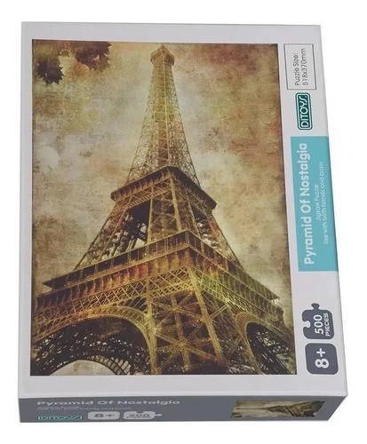 Juego Rompecabezas Puzzle Torre Eiffel X 500 Piezas Ditoys 1