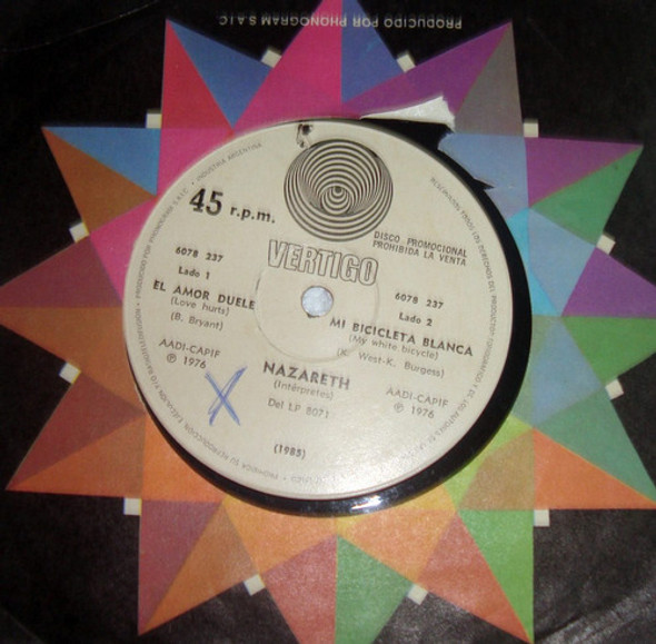 Nazareth El Amor Duele /mi Bicicleta Blanca Simple Pro Kktus 1 Nazareth El Amor Duele /mi Bicicleta Blanca Simple Pro Kktus 1