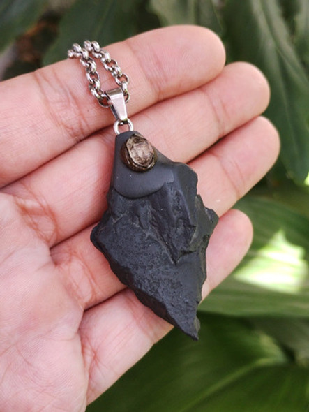 Shungita Shungit Shungite Con Cuarzo Diamante Herkimer 1