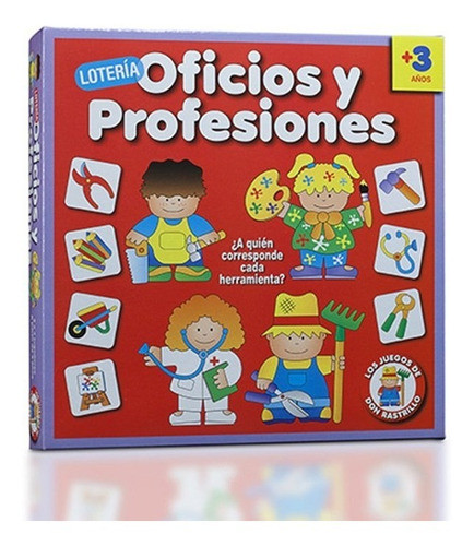Juego De Mesa Didáctico Lotería Oficios Y Profesiones -lanús 0