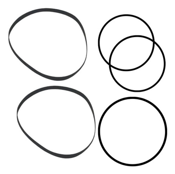 Correas Para Mecanismo De Caseteras Y Cds Sony Hcd - W 550 0