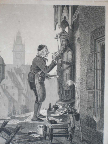 Antiguo Grabado De A. Simon 1