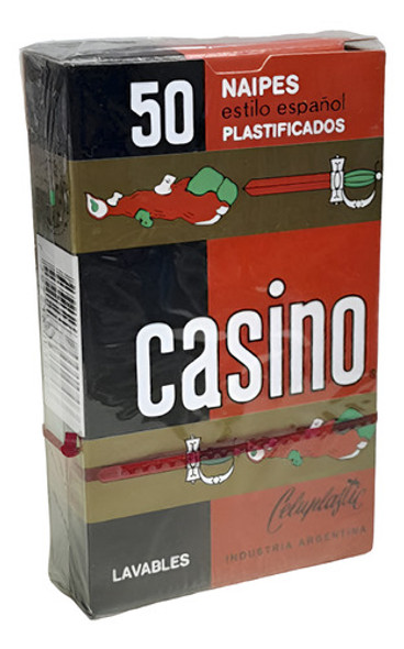Naipes Cartas Españoles Plastificados X50 Casino (x10 Unid.) 1