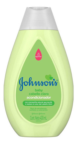 Acondicionador Johnson's Baby Manzanilla 400 Ml 0
