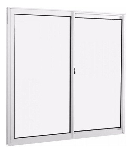 Janela De Alumínio De Correr 120x150cm 2 Folhas Com Vidro 0