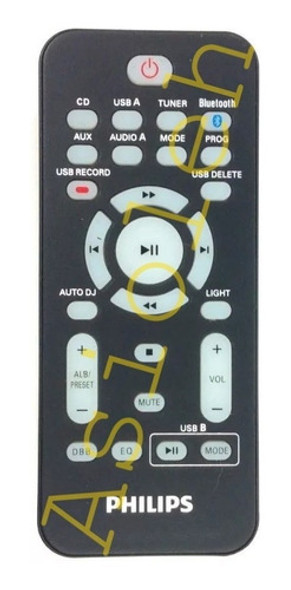 Remoto Philips 711 Nitro Hi-fi System Nx8 Ntx800 Ntx800x/78 1