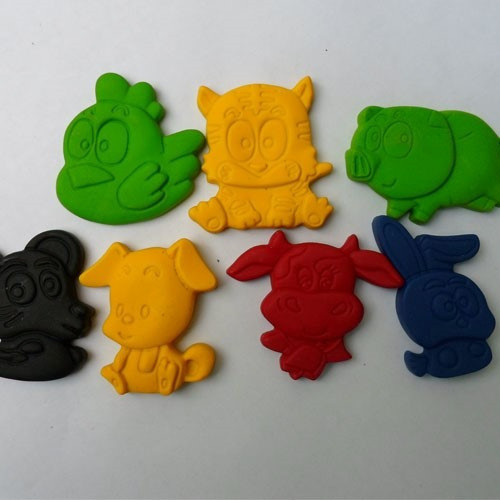 Crayones  Sueltos  Granja Vaca Pollo Perro Gato X 24 0