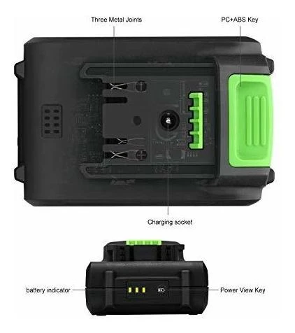 Paquete De Bateria De Iones De Litio Galax Pro Dc-20v 1.3ah 1