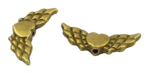 10 X 50 Peças De Bronze Antigo Asa De Espaçador Miçangas 1