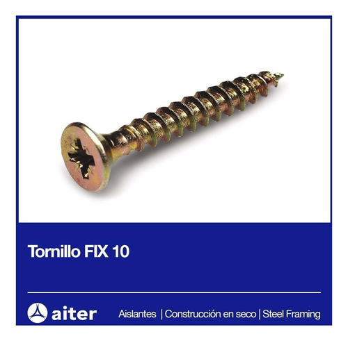 Tornillo Fix Nº10 - X 100 Unidades 1
